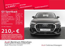 Mythosschwarz metallic Gebraucht 2023 Audi Q3 Sportback Sport SUV | 34.684 € (Fairer Preis)