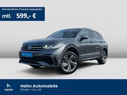 Platinum grey metallic Gebraucht 2024 VW Tiguan Allspace R-line SUV | 43.990 € (Etwas zu teuer)