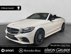 Weiß Gebraucht 2024 Mercedes C200 AMG line Cabrio | 48.900 € (Teuer)
