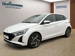 Atlas white / sol Gebraucht 2024 Hyundai i20 Prime Limousine | 19.777 € (Superpreis)