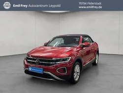 Kings red metallic Gebraucht 2024 VW T-Roc Cabriolet Style Cabrio | 25.890 € (Superpreis)