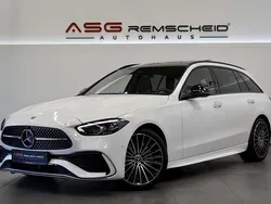 Polarweiss unilack Gebraucht 2024 Mercedes C300 AMG line Kombi | 51.800 € (Teuer)