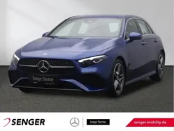Blau Gebraucht 2024 Mercedes A200 AMG line | 34.670 € (Fairer Preis)