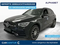 Obsidianschwarz Gebraucht 2021 Mercedes GLC300e AMG line SUV | 26.107 € (Fairer Preis)