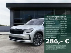 Silber Neu 2025 Skoda Kodiaq SportLine SUV | 49.290 € (Etwas zu teuer)