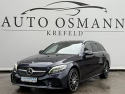 Cavansitblau metalliclack Gebraucht 2020 Mercedes C300e AMG line Kombi | 25.950 € (Teuer)