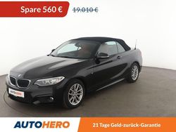 Schwarz Gebraucht 2015 BMW 218 M Sport Cabrio | 17.990 € (Etwas zu teuer)