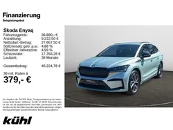 Arctic silber metallic Gebraucht 2021 Skoda Enyaq iV SportLine SUV | 36.590 € (Etwas zu teuer)