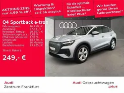 Florettsilber metallic/florett Gebraucht 2022 Audi Q4 Sportback e-tron Comfort SUV | 26.250 € (Fairer Preis)