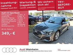 Grau Gebraucht 2021 Audi A3 Sportback S-Line Limousine | 23.991 € (Guter Preis)