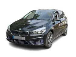 Schwarz Gebraucht 2015 BMW 218 Active Tourer Sport Line Van / Kleinbus | 12.980 € (Etwas zu teuer)