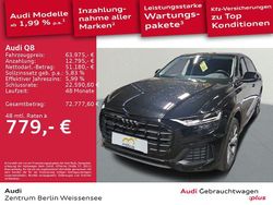 Mythosschwarz metallic Gebraucht 2023 Audi Q8 Ambiente SUV | 63.975 € (Guter Preis)