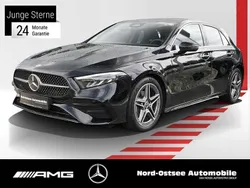 Metalliclack kosmosschwarz Gebraucht 2024 Mercedes A200 AMG Limousine | 30.790 € (Guter Preis)