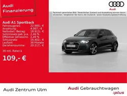 Mythosschwarz metallic Gebraucht 2024 Audi A1 Sportback Advanced Plus Kleinwagen | 22.980 € (Superpreis)