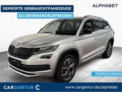 Brillantsilber Gebraucht 2021 Skoda Kodiaq SportLine SUV | 27.797 € (Fairer Preis)