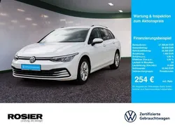 Weiss / oryxweiss perlmutteffekt (metallic) Gebraucht 2024 VW Golf VIII Life Kombi | 27.990 € (Fairer Preis)