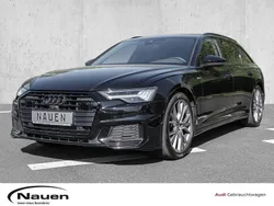 Mythosschwarz metallic Gebraucht 2021 Audi A6 S-Line Kombi | 36.451 € (Superpreis)