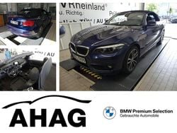 Schwarz Gebraucht 2017 BMW 218 Sport Line Cabrio | 15.999 € (Superpreis)