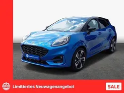 Desert island blue metallic Neu 2024 Ford Puma ST-Line X Coupé | 30.290 € (Etwas zu teuer)