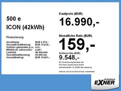 Grün Gebraucht 2022 Fiat 500e Icon Kleinwagen | 16.990 € (Superpreis)