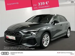 Grau Gebraucht 2022 Audi A3 Sportback e-tron S-Line Limousine | 28.810 € (Fairer Preis)