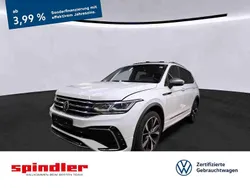 Pure white Gebraucht 2021 VW Tiguan Allspace R-line SUV | 37.880 € (Fairer Preis)
