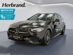 Metalliclack obsidianschwarz Gebraucht 2024 Mercedes C300 AMG Kombi | 52.970 € (Teuer)