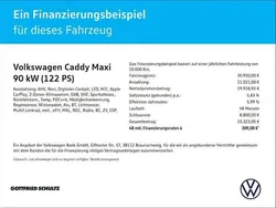 Gebraucht 2021 VW Caddy Maxi Life Life Van / Kleinbus | 30.950 € (Fairer Preis)