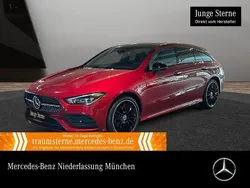 Rot Gebraucht 2021 Mercedes CLA250e Shooting Brake AMG Kombi | 30.990 € (Etwas zu teuer)