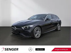 Schwarz Gebraucht 2024 Mercedes C300e AMG Limousine | 48.880 € (Superpreis)