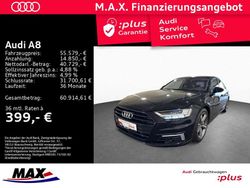 Mythosschwarz metallic (metallic) Gebraucht 2021 Audi A8 Ambiente Limousine | 55.579 € (Fairer Preis)