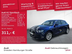 Blau Gebraucht 2024 Audi A1 Sportback Advanced Kleinwagen | 22.450 € (Superpreis)