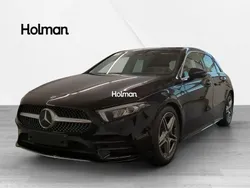 Schwarz Gebraucht 2019 Mercedes A180 AMG line Limousine | 18.034 € (Guter Preis)