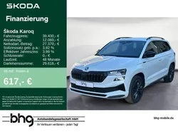 Moonweiß perleffekt Gebraucht 2024 Skoda Karoq SportLine SUV | 38.990 € (Fairer Preis)