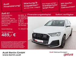 Gletscherweiß metallic Gebraucht 2023 Audi Q7 S-Line SUV | 64.900 € (Guter Preis)
