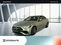 Metalliclack hightechsilber Gebraucht 2024 Mercedes C200 AMG line Limousine | 40.980 € (Fairer Preis)