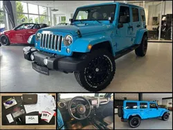 Blau Gebraucht 2019 Jeep Wrangler Unlimited Sahara SUV | 36.990 € (Etwas zu teuer)