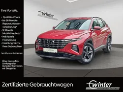 Sunset red Gebraucht 2021 Hyundai Tucson Select SUV | 25.980 € (Guter Preis)
