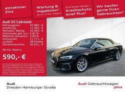 Mythosschwarz metallic Gebraucht 2022 Audi S5 Cabriolet Ambiente Cabrio | 45.980 € (Guter Preis)