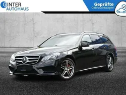 Schwarz Gebraucht 2015 Mercedes E350 AMG line Kombi | 18.990 € (Fairer Preis)