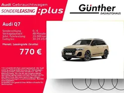 Sakhirgold metallic Gebraucht 2024 Audi Q7 S-Line SUV | 84.948 € (Teuer)