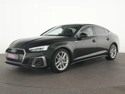 Mythosschwarz Gebraucht 2023 Audi A5 Sportback S-Line Limousine | 40.974 € (Guter Preis)