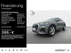 Chronosgrau metallic Gebraucht 2020 Audi Q3 Sportback Design SUV | 34.890 € (Etwas zu teuer)