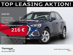 Blau Gebraucht 2024 Audi Q3 Advanced SUV | 35.640 € (Superpreis)