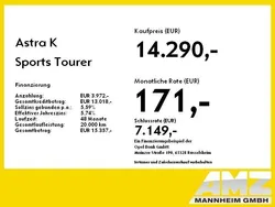 Silber Gebraucht 2021 Opel Astra Elegance Kombi | 14.290 € (Fairer Preis)