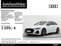 Gletscherweiß metallic Gebraucht 2024 Audi RS6 Ambiente Kombi | 113.990 € (Superpreis)