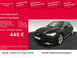 Schwarz Gebraucht 2024 Audi A3 Sportback S-Line Kleinwagen | 34.950 € (Fairer Preis)