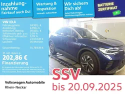 Blau Gebraucht 2025 VW ID.4 Pure SUV | 34.991 € (Fairer Preis)