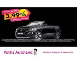 Schwarz Gebraucht 2021 VW T-Roc Cabriolet Active Cabrio | 24.222 € (Fairer Preis)