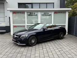 Blau Gebraucht 2016 Mercedes C300 AMG line Cabrio | 24.950 € (Etwas zu teuer)